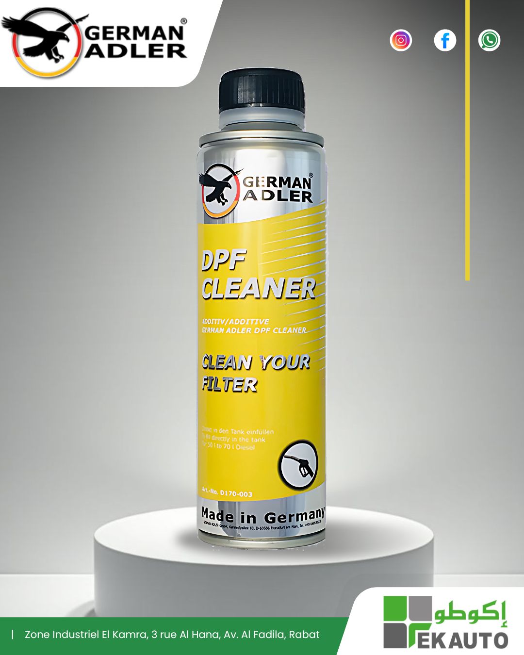 GERMAN ADLER DPF CLEANER